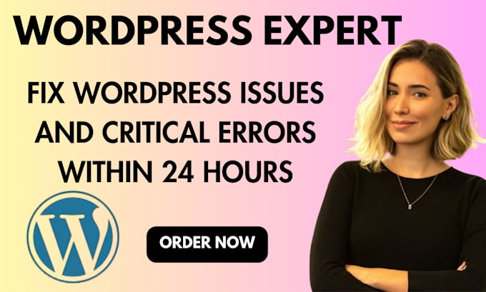 Gig Preview - Fix wordpress issues and crictical errors in 24 hours