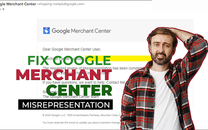 Gig Preview - Fix google merchant center suspension and misrepresentation