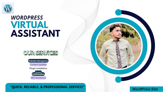 Gig Preview - Professional wordpress virtual assistant to manage your website