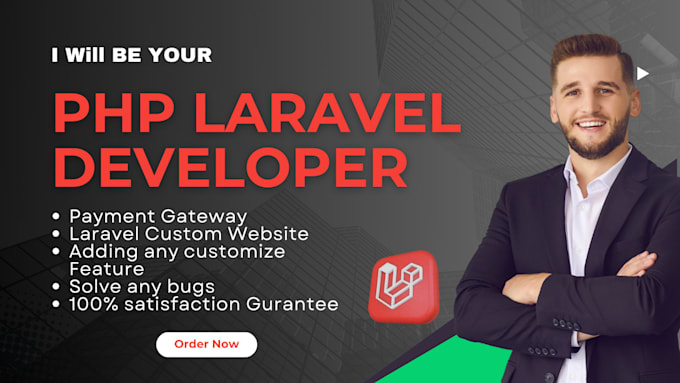 Gig Preview - Develop professional website using php laravel or fix bugs