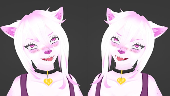 Gig Preview - Create a custom vrchat avatar, 3d furry avatar, or anime vtuber model