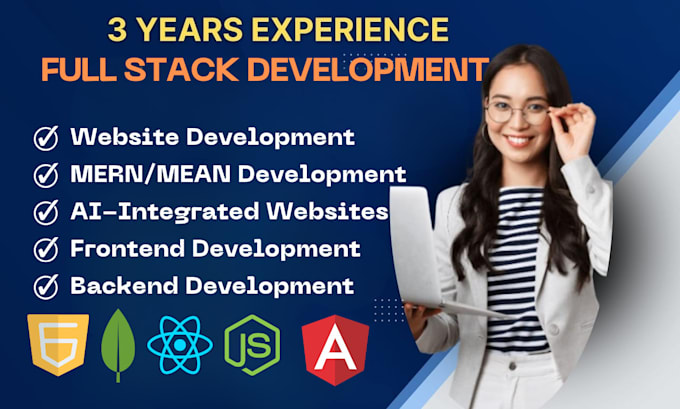 Gig Preview - Build or rebuild website create custom website development full stack developer