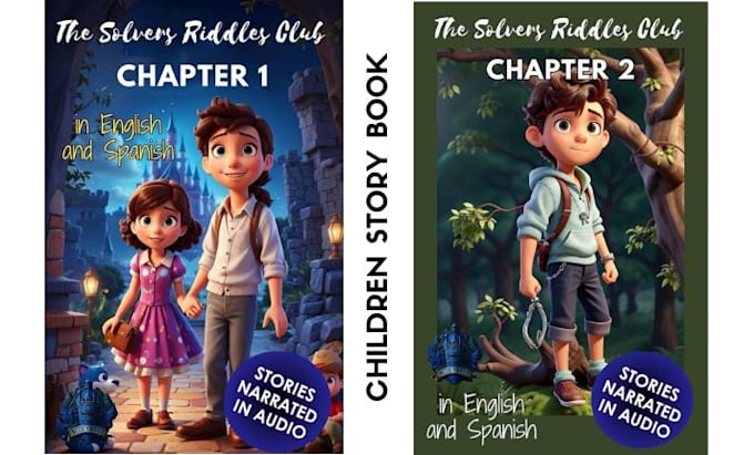 Gig Preview - Design children story ebook illustrations kindle