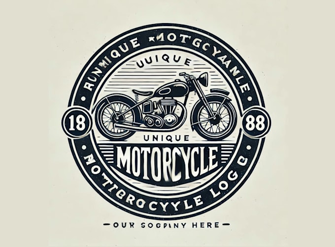 Bestseller - design creative motorcycle logo