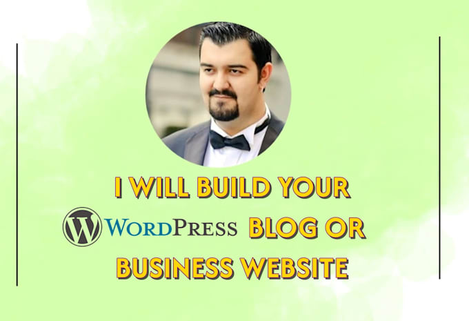 Gig Preview - Build your wordpress blog website or business website