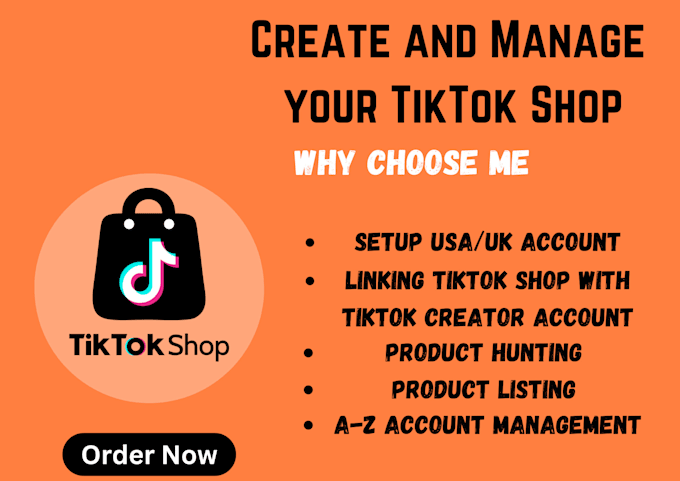 Gig Preview - Do tiktok shop setup and product hunting