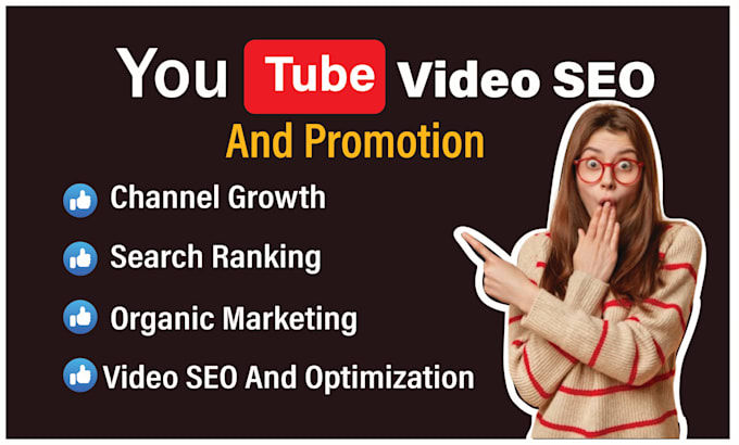 Bestseller - optimize youtube video SEO for top ranking and channel growth