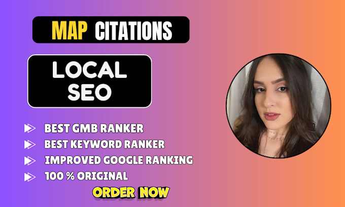 Gig Preview - Do google maps citations for gmb ranking and local business SEO