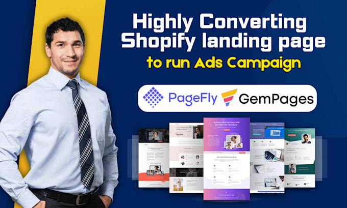 Gig Preview - Clone or duplicate any website landing page with pagefly and gempages