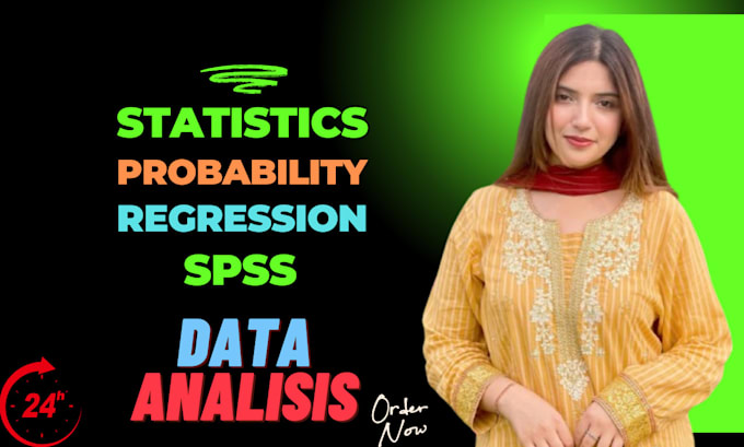 Gig Preview - Do business statistics, probability, regression analysis, spss data analysis