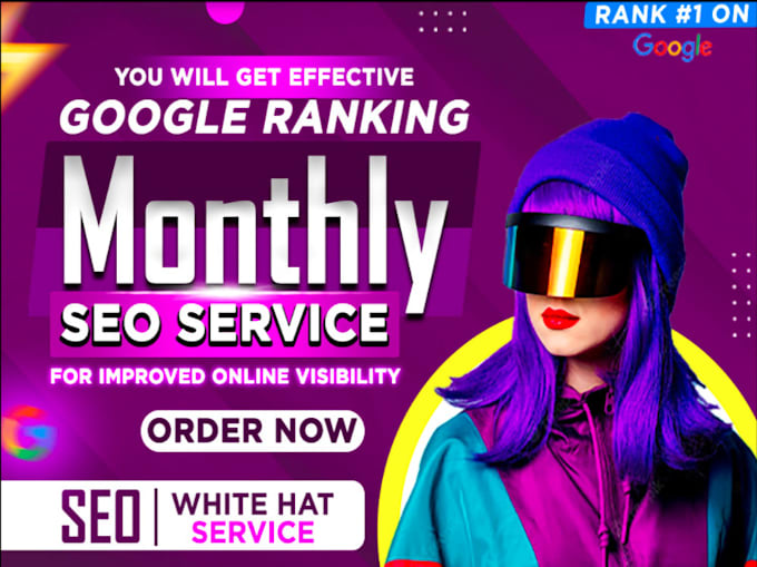 Gig Preview - Do monthly off page and on page SEO to rank website keywords on google