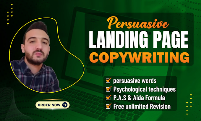 Gig Preview - Do a persuasive copywriting for sales page and landing page