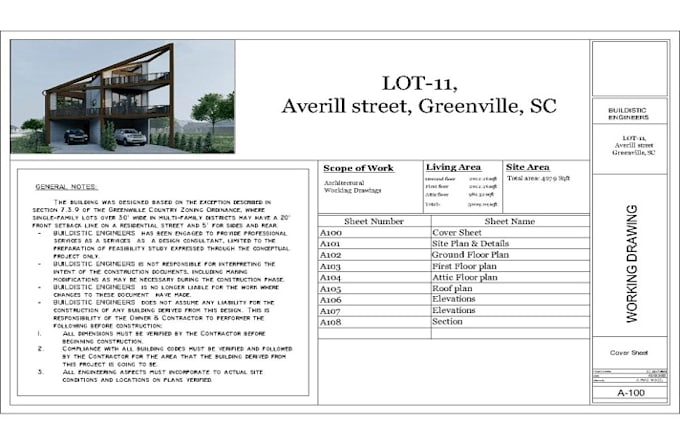 Gig Preview - Stamp and draft full residential blueprints in autocad for city permit