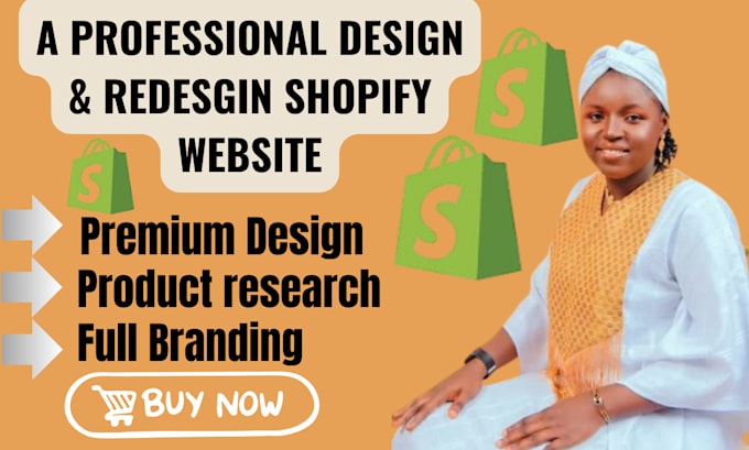 Gig Preview - Create shopify website, shopify dropshipping  store and redesign shopify store