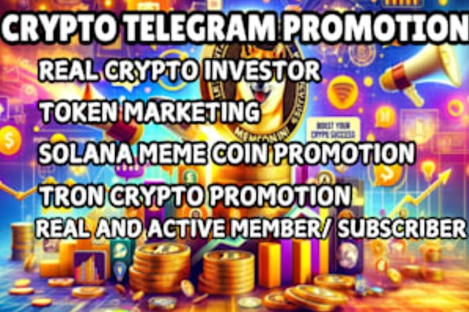 Bestseller - promote your pump fun, crypto token massive presale,sol,web3,telegram promotion