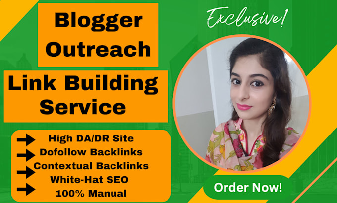 Gig Preview - Do blogger outreach high da USA backlinks, seo dofollow, USA link building