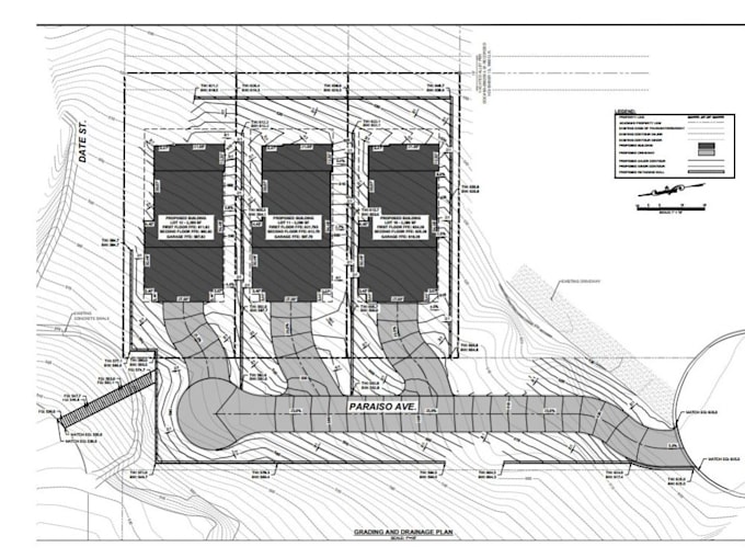 Bestseller - draw survey plans, site plans, grading plans, drainage plan for the city permits