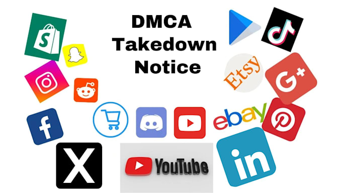 Gig Preview - Send dmca takedown notice, copyright protection services