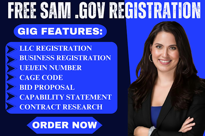 Bestseller - help you with samgov registration, cage code, uei,  and naics