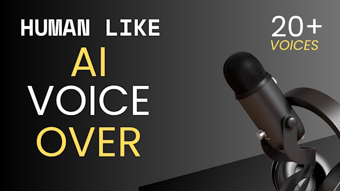 Gig Preview - Create high quality ai voice over using elevenlabs