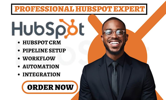 Gig Preview - Do hubspot workflow automation task automation lead contact management