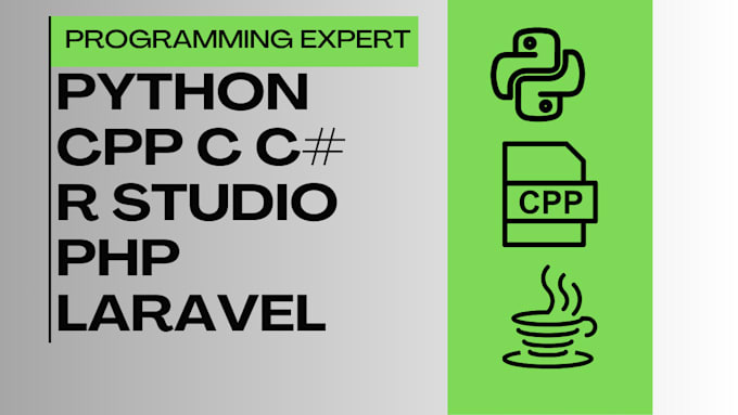 Gig Preview - Write code,scripts,assignments in python java c cpp sql,programming projects