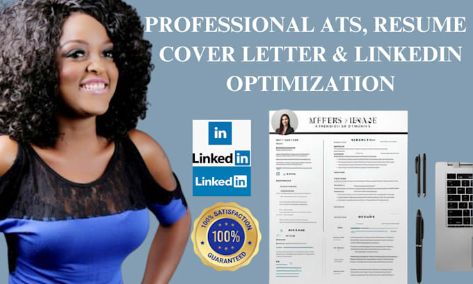 Gig Preview - Write a strong ats resume, cover letter, CV and linkedin optimize