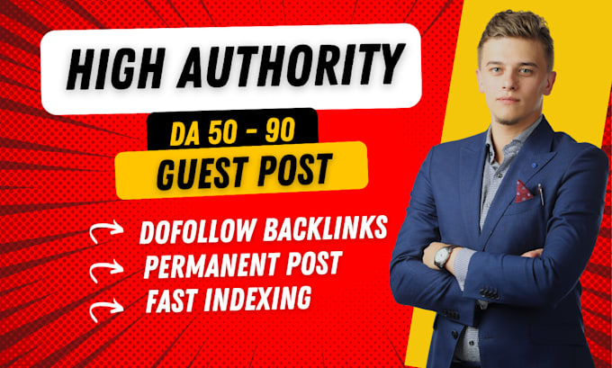 Gig Preview - Do SEO guest post, contextual backlink, link insertion on da 90 websites