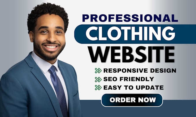 Gig Preview - Design a shopify website for clothing store fashion website clothing website