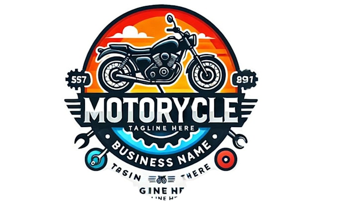 Gig Preview - Do awesome motorcycle logo design