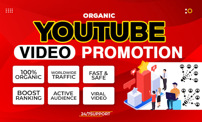 Gig Preview - Do organic youtube video promotion