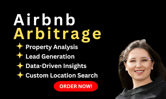 Gig Preview - Find profitable properties for airbnb arbitrage in the USA, australia