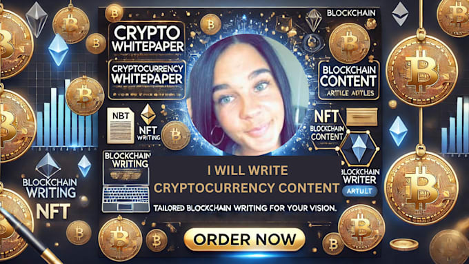 Gig Preview - Write cryptocurrency white paper nft as a crypto writer block chain writer