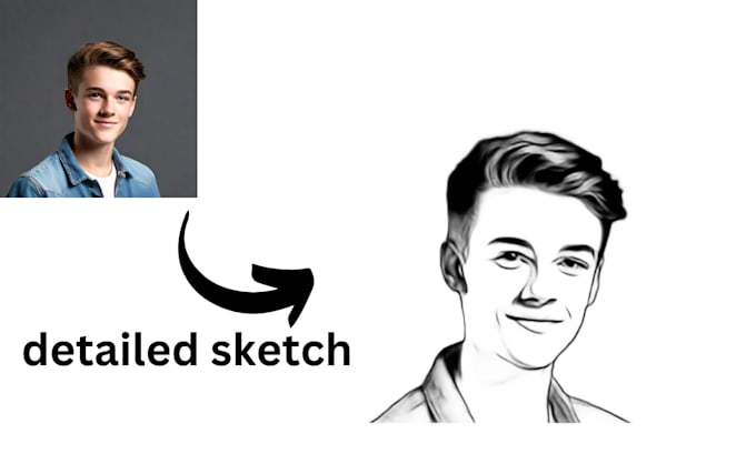 Gig Preview - Turn a picture into digital sketch that will be very attractive