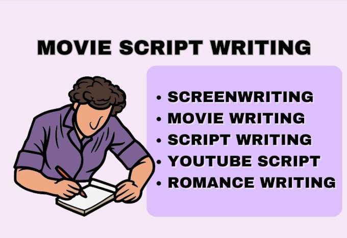 Gig Preview - Do screenplay writer screenwriting movie script writing script writer TV series