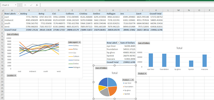 Gig Preview - Create and format excel tables and charts, and organize your data