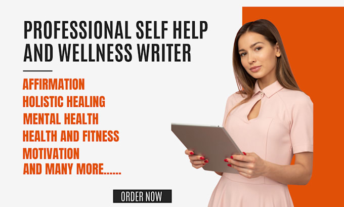 Gig Preview - Write self help, life coach,mental health wellness amazon KDP ebook lead magnet