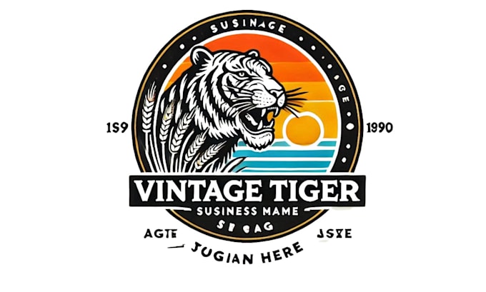 Gig Preview - Design wonderful tiger logo with unlimited revision