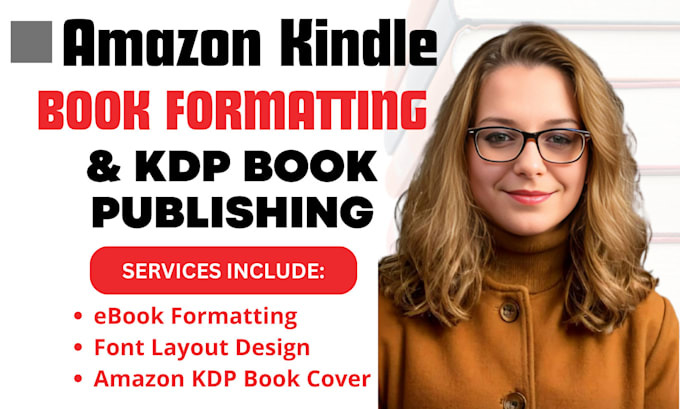 Gig Preview - Format and publish book on amazon kindle ebook formatting for amazon publishing