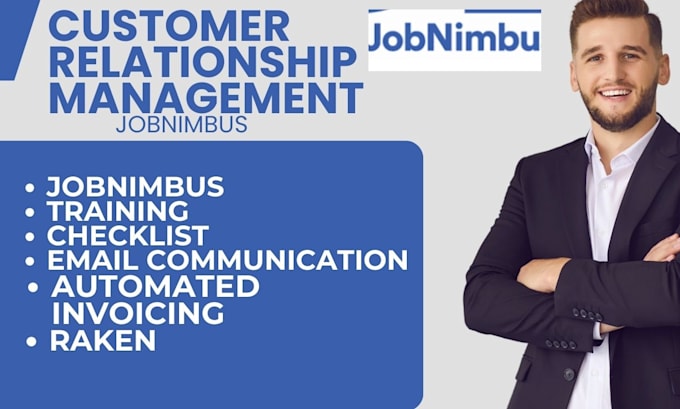 Gig Preview - Setup jobnimbus training checklist email communication automated invoicing raken