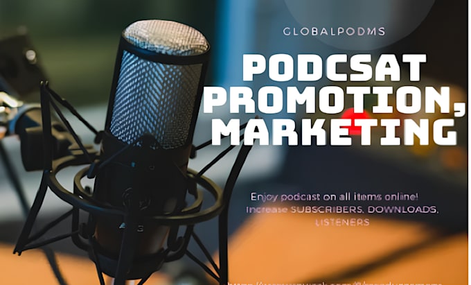 Gig Preview - Do organic growth podcast promotion service and help increase downloads