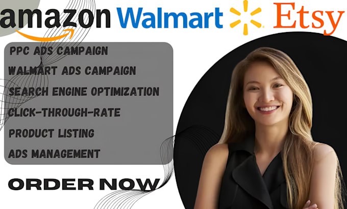 Gig Preview - Setup and manage seo walmart  ads etsy ads amazon ppc ads campaign