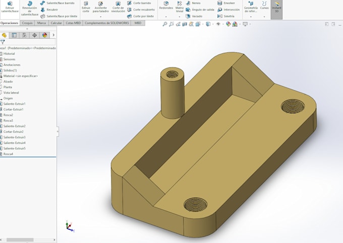 Gig Preview - Create 2d models with autocad and 3d models with solidworks