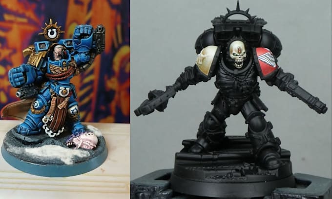 Gig Preview - Make custom 3d printed and professionally painted miniatures, warhammer aos dnd