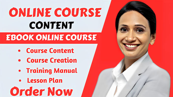 Bestseller - create online course content, ebook online course, training manual, lesson plan