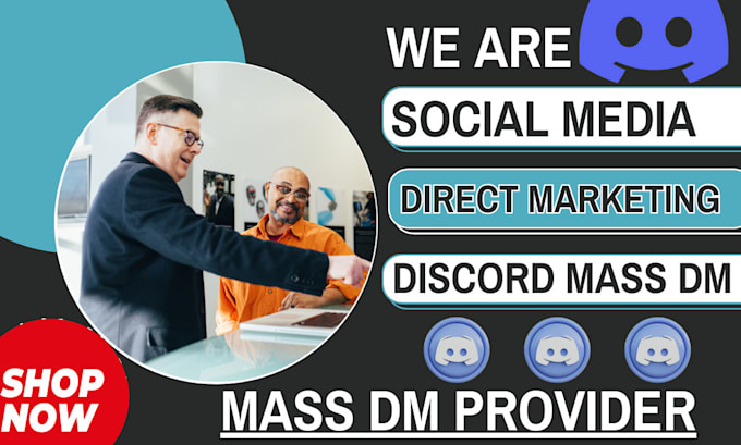 Gig Preview - Do high manual discord mass dm, mass dm provider, discord promotion for growth