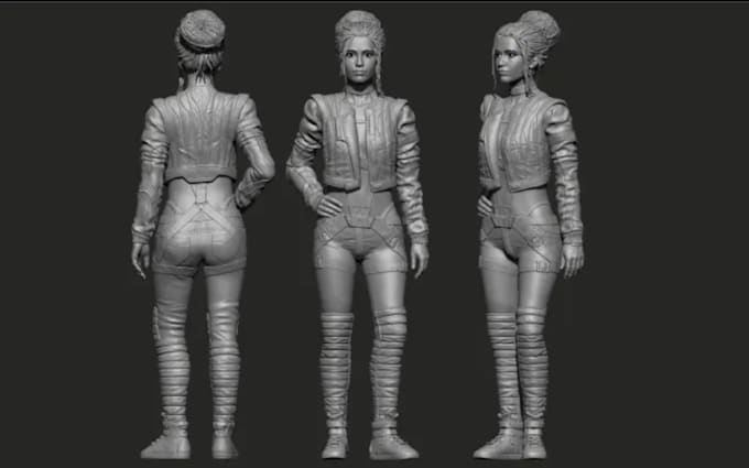 Gig Preview - Sculpt 3d model and character for 3d printing