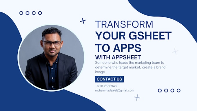 Gig Preview - Transform your google sheet into app using appsheet