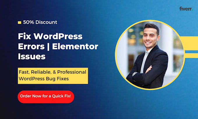 Bestseller - fix wordpress problems, critical errors, and elementor issues quickly