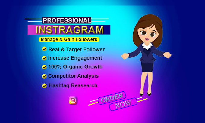 Gig Preview - Do instagram promotion for super fast organic growth for you